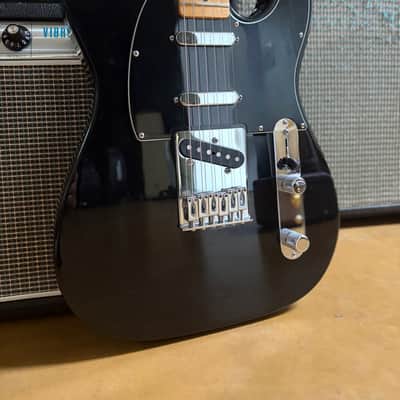 2011 Fender Deluxe Blackout Telecaster – Black – 3-Pickup – MIM – MX11177119 image 1