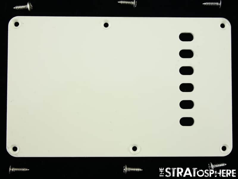Fender Squier Classic 60s Strat, *Parchment TREMOLO COVER, Scratch Plate. image 1