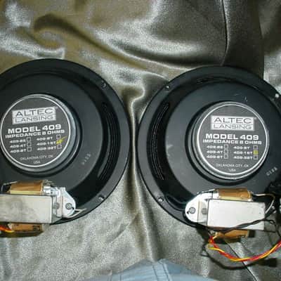 Pair of Altec 8" Coaxial/Duplex Speakers Model 409-16T for Parts/Repair image 9