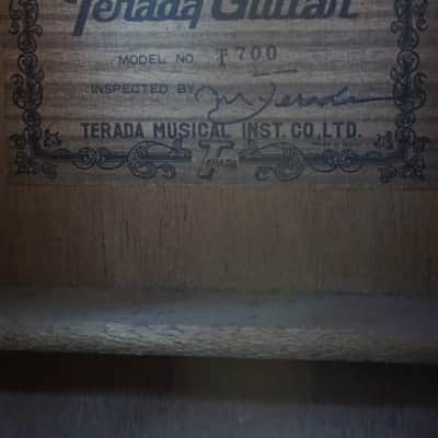 Terada T-700 Japan Acoustic Guitar image 10