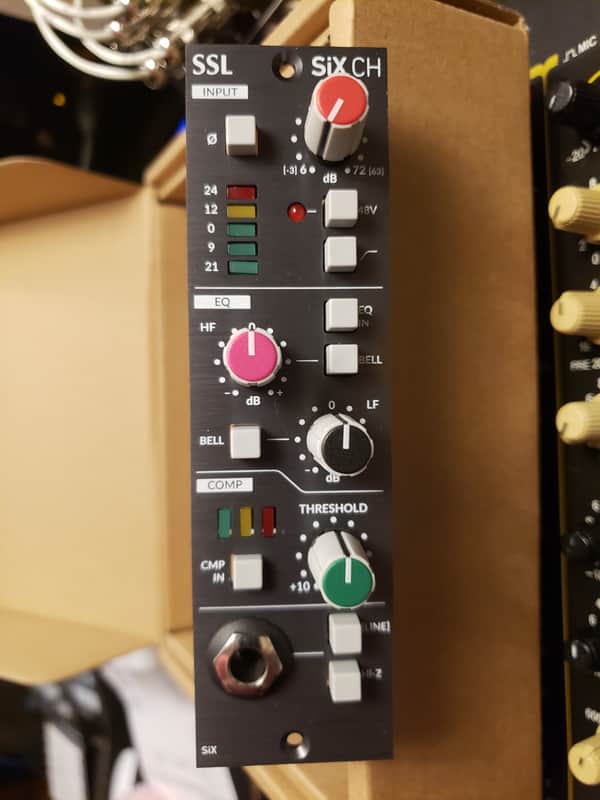 Solid State Logic SiX Ch 500 Series Channel Strip with Mic Preamp, EQ, Single Knob Compressor 2022 image 1