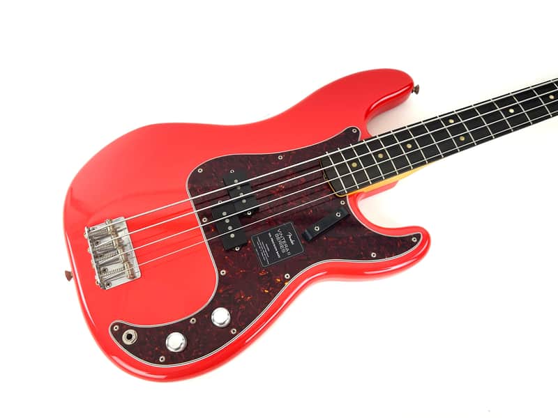 Fender Vintera II Ltd. '60s Road Worn Precision Bass 2025 - Road Worn Fiesta Red image 1