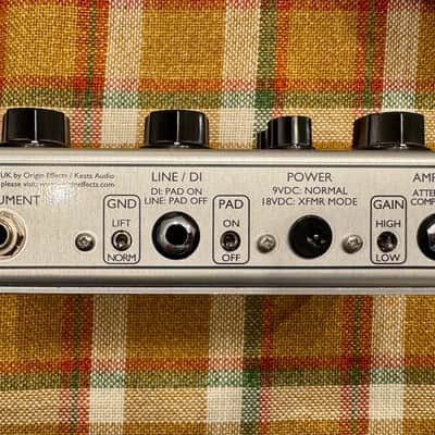 Origin Effects Cali76-TX Limiting Amplifier Limited Edition 2010s - Maroon/Silver image 2