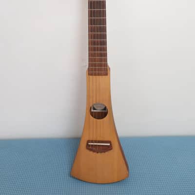 Vintage 1990s - 2000s Martin Backpacker Steel String Natural Mini Acoustic Travel Guitar With Martin Soft Case With Pouch image 2