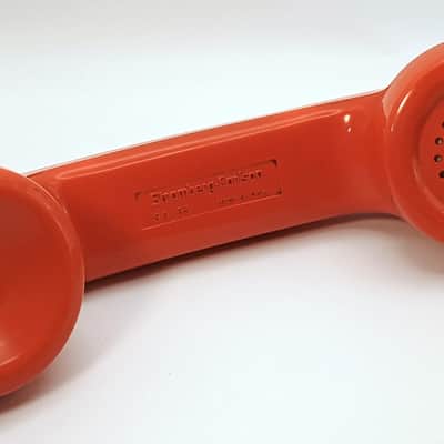 Custom Lo-Fi Telephone Microphone - Stromberg Carlson G1 1960's Handset - Orange image 2