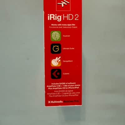 IK Multimedia iRig HD 2 Guitar Bass Audio Interface for iPhone iPad Mac PC image 2