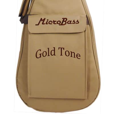 GOLD TONE MicroBass M-Bass LEFTY 4-string A/E Short-Scale Fretted BASS guitar w/ BAG new image 12