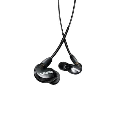 Shure SE215 PRO Wired Earbuds - Professional Sound Isolating Earphones, Clear Sound & Deep Bass, Single Dynamic MicroDriver, Secure Fit In Ear Monitor, plus Carrying Case & Fit Kit - Black (SE215-K) image 6