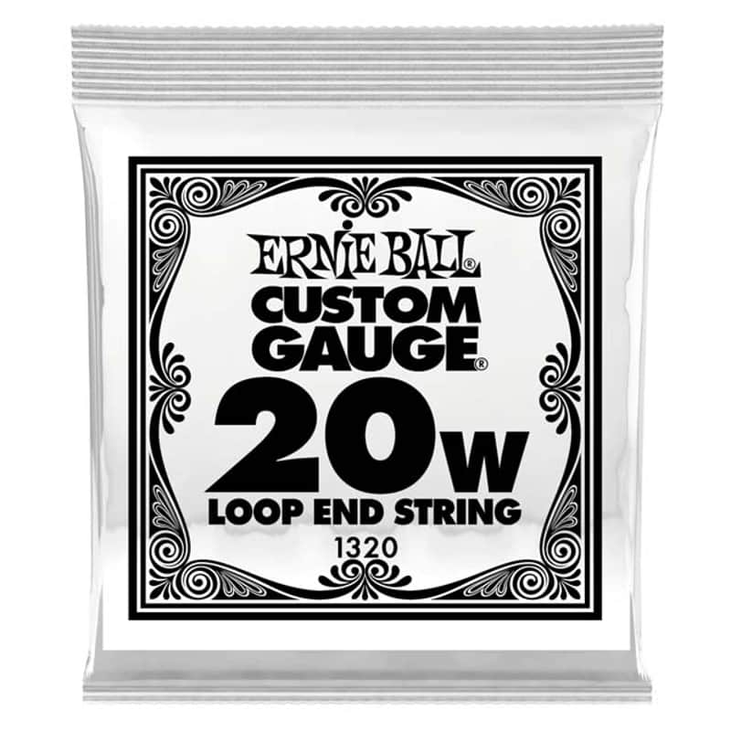 .020 Loop End Stainless Steel Wound Over Tin Plated Steel Core; Bright Crisp Tone + Longevity, Custom Gauge for Banjo, Mandolin, Dulcimer Guitar, etc. image 1