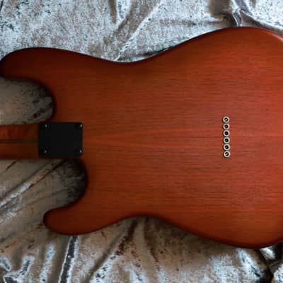 GB Liuteria Traditional Strato semi hollow rosewood and blue resin image 17