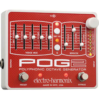 Electro-Harmonix POG2 Polyphonic Octave Generator Pedal image 1