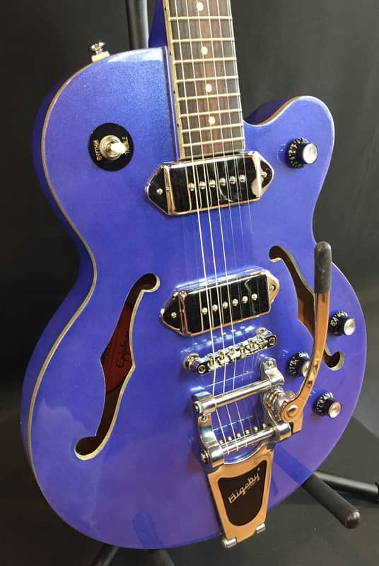 Epiphone Wildkat メタリックブルー 中古】Epiphone WildKat セミアコ メタリックブルー - 神奈川県の中古