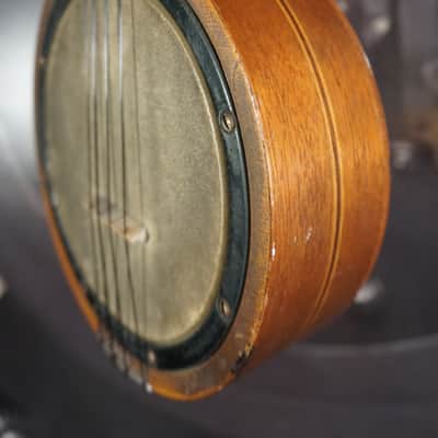 Antique Banjolele Ukulele - Closed Back with F Holes image 6
