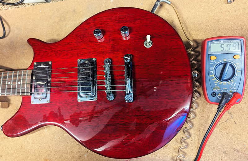 1996 Hamer Slammer Series Eclipse - Cherry With Hard Case | Reverb