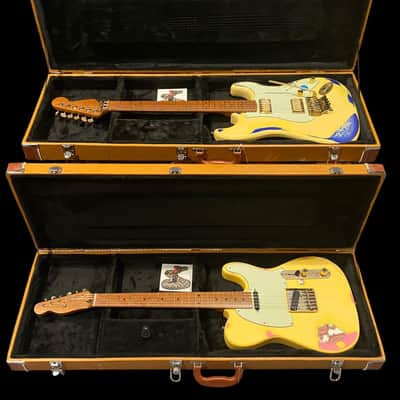 Billy Handy Junior’s Gas Station “RattleStrat” Relics - Olympic White Paisley Finish - w/ HSC - Partscaster Relic - S and T Style Set image 5