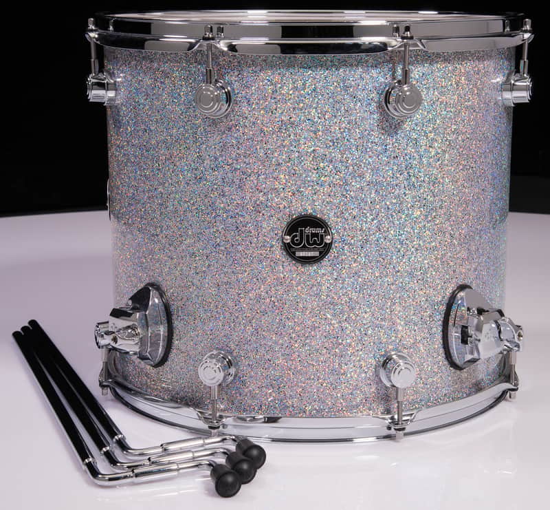 DW Performance Series 14x16 Floor Tom Diamond Nebula image 1
