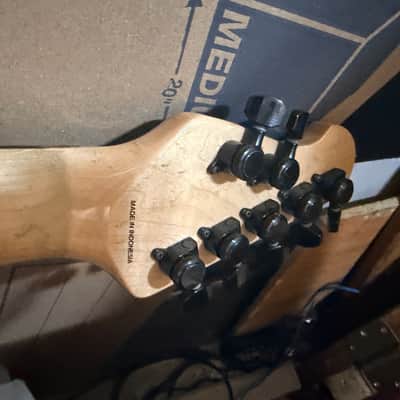 Sterling JP70 John Petrucci Signature 7-String Stealth Black Electric Guitar image 12
