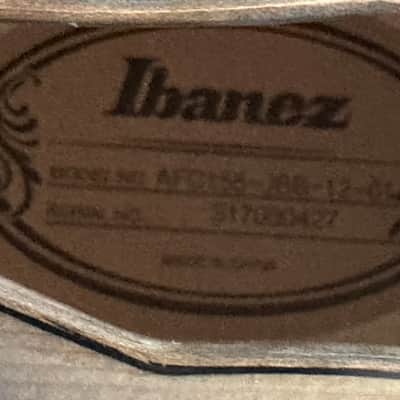 2027 Ibanez AFC155-JBB Contemporary Archtop Jet Blue Burst image 6