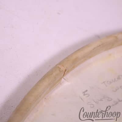 *Slingerland Snare/Tom 15"Calf Skin Drum Batter/Resonant Head Vintage 30s Cloud* image 4