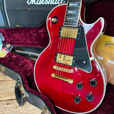 Gibson Les Paul Custom Wine Red 2004 Electric Guitar image 15