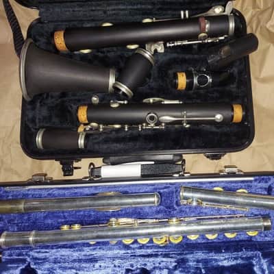 BOTH: Mark Clarinet AND Mark Flute, USA, with cases, Very Good Condition image 3