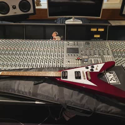 ESP Edwards Custom Flying V Artist Owned by FAMOUS guitarist And metal producer Andy Sneap! image 1
