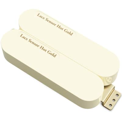 Lace Sensor Hot Gold Dually 26.4k Bridge Humbucker Pickup, Cream, 22061-03 image 3