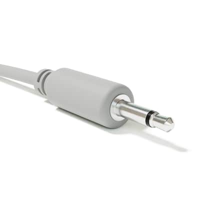 ExcelValley [Grey | 20 cm - 7.87"] 5-Pack - Mono Modular Patch Cables Eurorack Synthesizer image 3