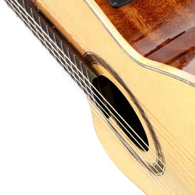 Ortega RCE138-T4-L Performer Series Solid Spruce Top Mahogany Neck Cutaway Nylon 6-String Classical Acoustic-Electric Guitar w/Gig Bag For Left Hand Player image 11