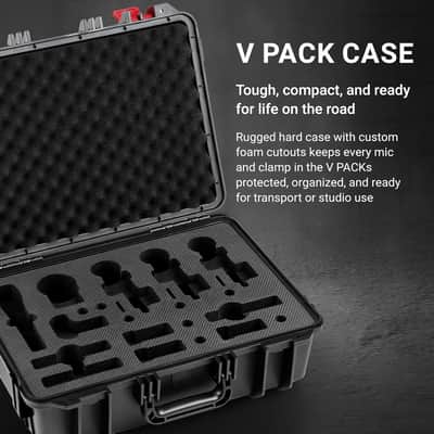 SE ELECTRONICS V Pack Venue Standard Drum Mic Kit for Toms, Snares & Bass Drums - Includes 1 V Kick, 2 V Beats, 2 V Clamps, 1 V7 X Instrument Microphone & More image 5