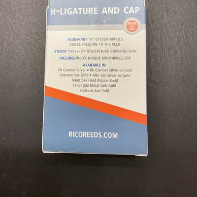 Rico H-Ligature & Cap for Eb Baritone Saxophone Fits Selmer HBS2G image 2