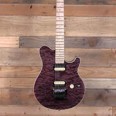 Music Man 30th Anniversary Axis Electric Guitar Translucent Black w/ Case image 4