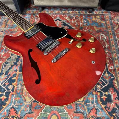 Yamaha SA700 Semi Hollowbody ES335 Type Persimmon Red 1979 image 5