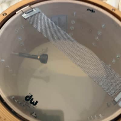 PDP by DW Limited-Edition Dark Stain Maple and Walnut Snare With Walnut Hoops and Chrome Hardware 14 x 7.5 in. image 3