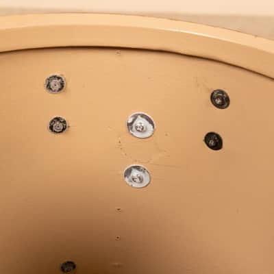 Vintage Ludwig 14x14 White Marine Pearl Floor Tom image 10