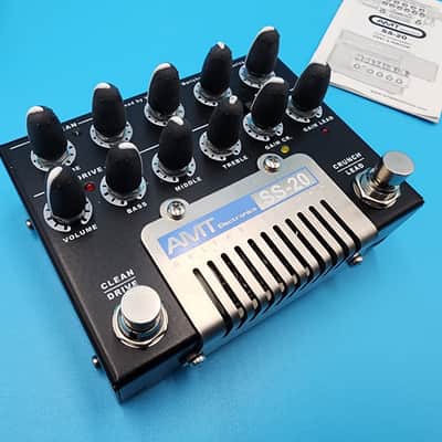 AMT SS-20 Tube Preamp Guitar Effect Pedal 3 Channel Overdrive Distortion Bass SS image 10