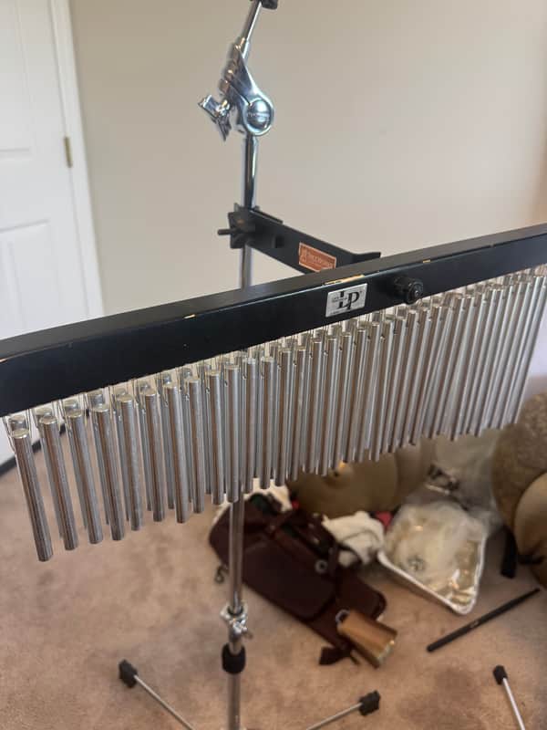 Latin Percussion 72-bar Double Row Chimes - Black image 1