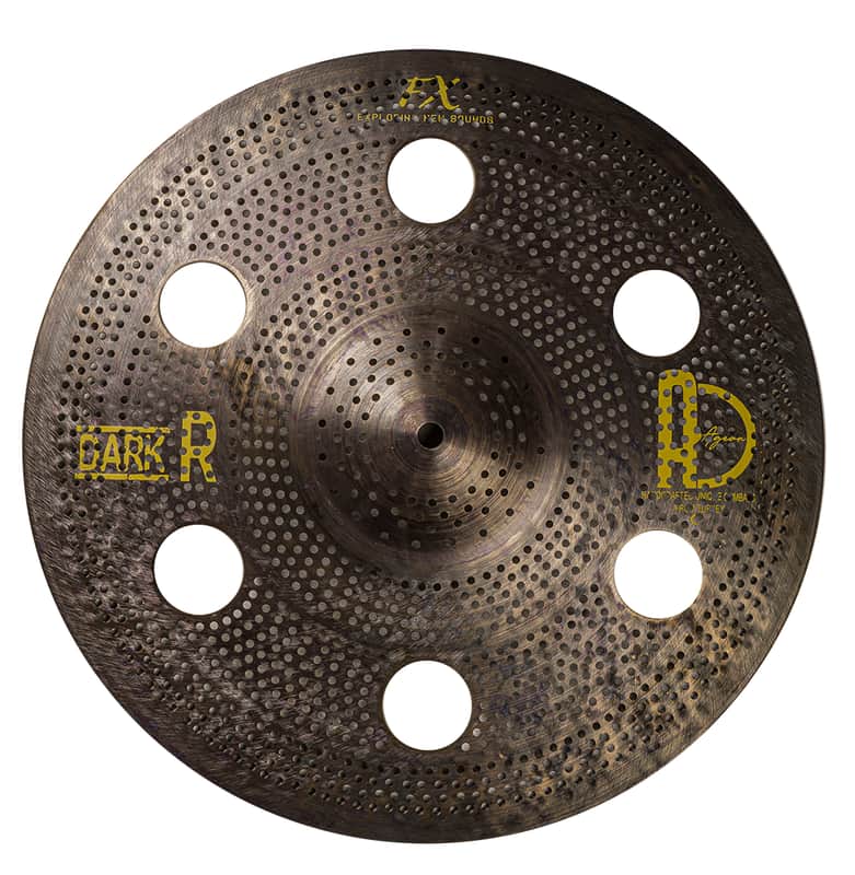 Agean Cymbals 16" Dark R Low Noise FX Crash image 1
