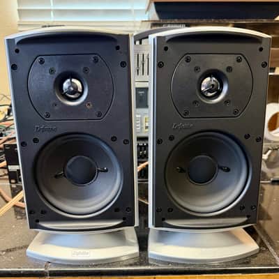 Definitive Technology ProCinema ProMonitor 100 MKII Speakers w/ Stands; Tested SEE VIDEO image 1