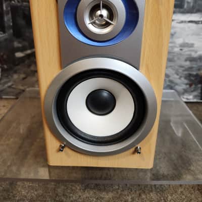 Aiwa Aiwa SX-LM191  pair of compact, wired vintage bookshelf speakers 90s  - Oak wood veneer image 4