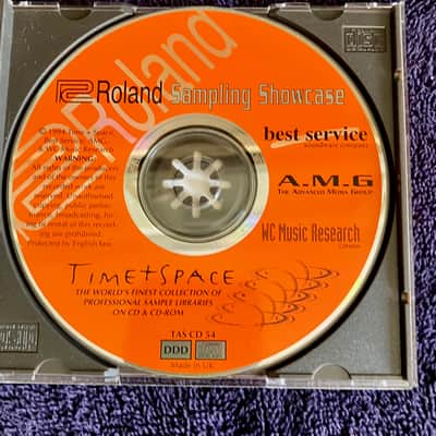 Roland Sampler CD Rom Library - S-770/750/760 - "Sampling Showcase" Best Service, Time+Space, AMG, W image 3