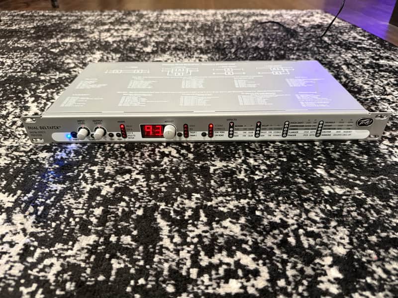Peavey Dual Deltafex Digital Effects Processor - Silver image 1