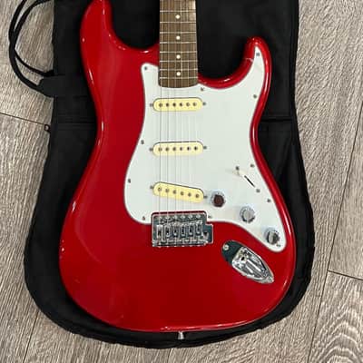 Buzz Feiten  Custom Electric Guitar  - Red Exelent Condition image 1
