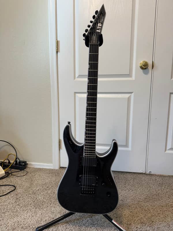 ESP LTD MH-1000 Evertune with Ebony Fretboard 2017 - Present - See Thru Black image 1