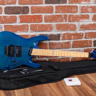 Belanger Guitar Company Custom Shop SM-1 Prototype Transparent Blue 2000s w/Gigbag image 2