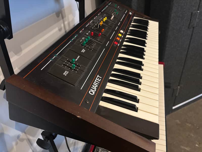 ARP Quartet Polyphonic Analog Synthesizer 1979 - 1980 - Black / Orange image 1