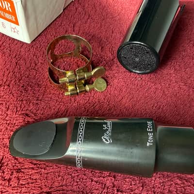 Otto Link Tone Edge 6★ Hard Rubber Tenor Mouthpiece – Made in USA w/ Ligature + Cap image 6