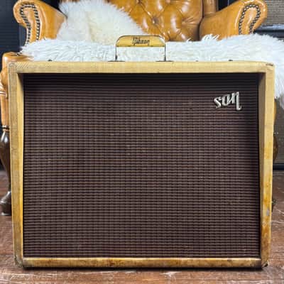 1960 Gibson Ranger GA20T Vintage Tweed 1x12 6V6 Made In USA Tube Guitar Combo Amplifier! image 1