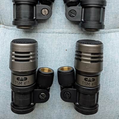 Four (4) CAD TSM411 Supercardioid Dynamic Microphone 2010s - Champagne image 3
