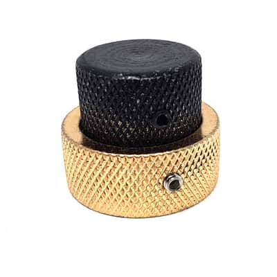 Brio Concentric Stacked Knobs for Jazz Bass Gold Nickel Black image 3